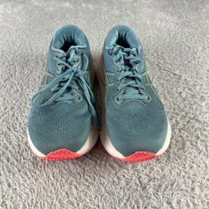 ASICS Gel Cumulus 30 Running Shoes Teal Pink Yellow Men's Size 9.5